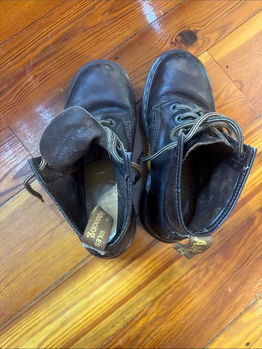 Dr. Martens Brown Leather Chukka Boots